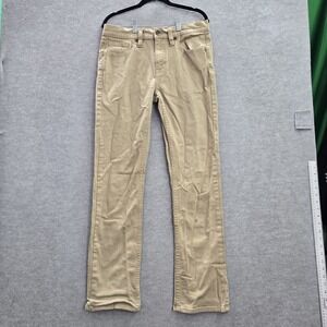 Cody‎ James Men Pants 32WX32L Khaki Twill Button 31" Inseam Cotton Spandex READ